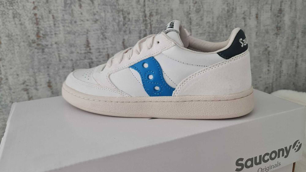 SAUCONY JAZZ ALB - marimea 38 - piele naturata - PREMIUM