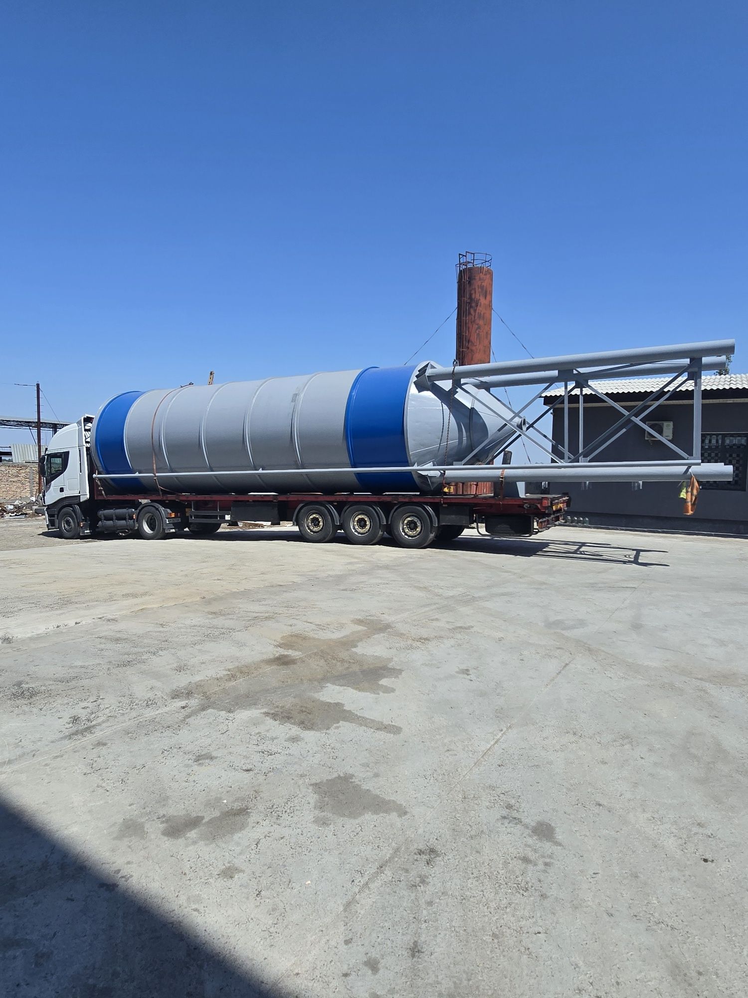 Sement bunker silos емкост резурвар силос бункер