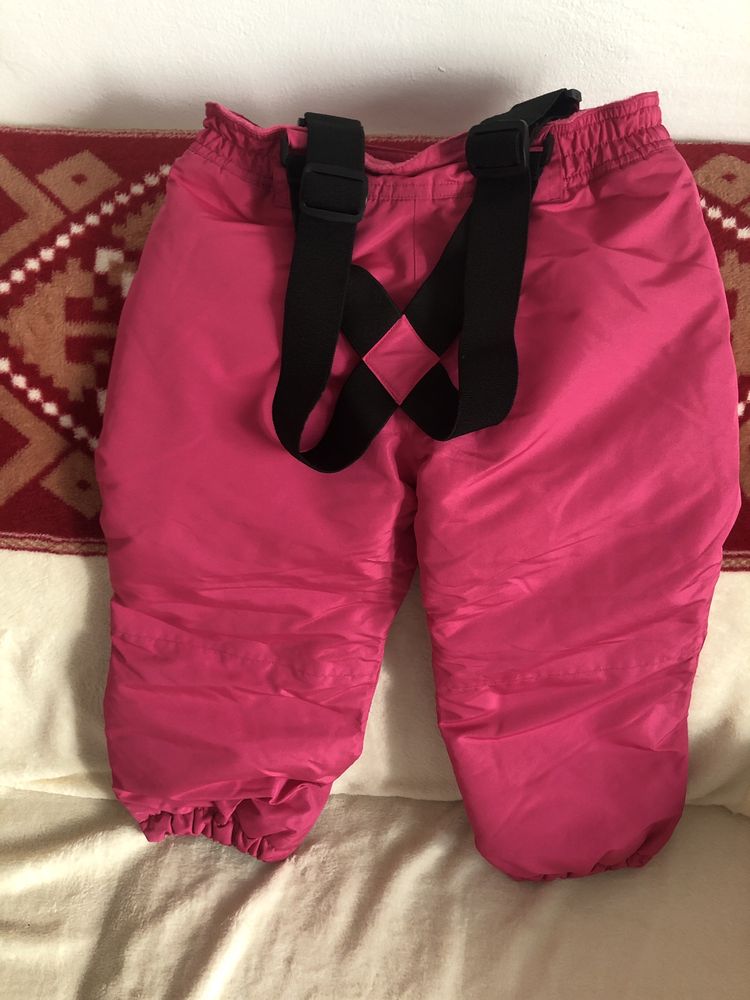 Pantaloni fetițe roz iarna 6 ani +