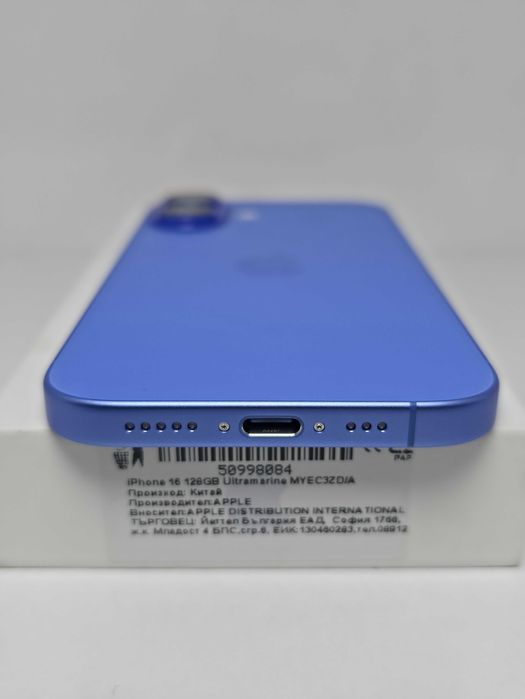 НОВ•iPhone 16 128GB Ultramarine