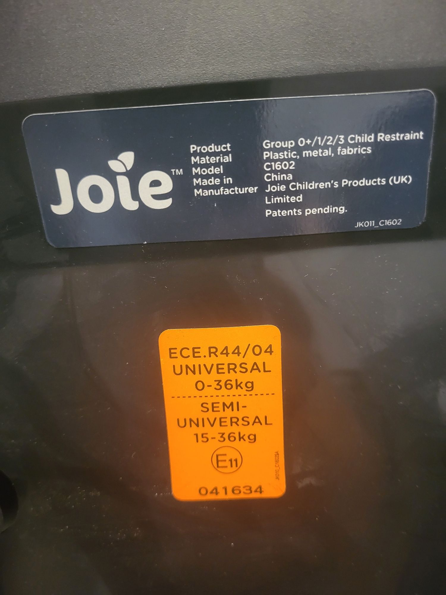 Scaun auto copil 0 - 36 Kg, isofix, Joie