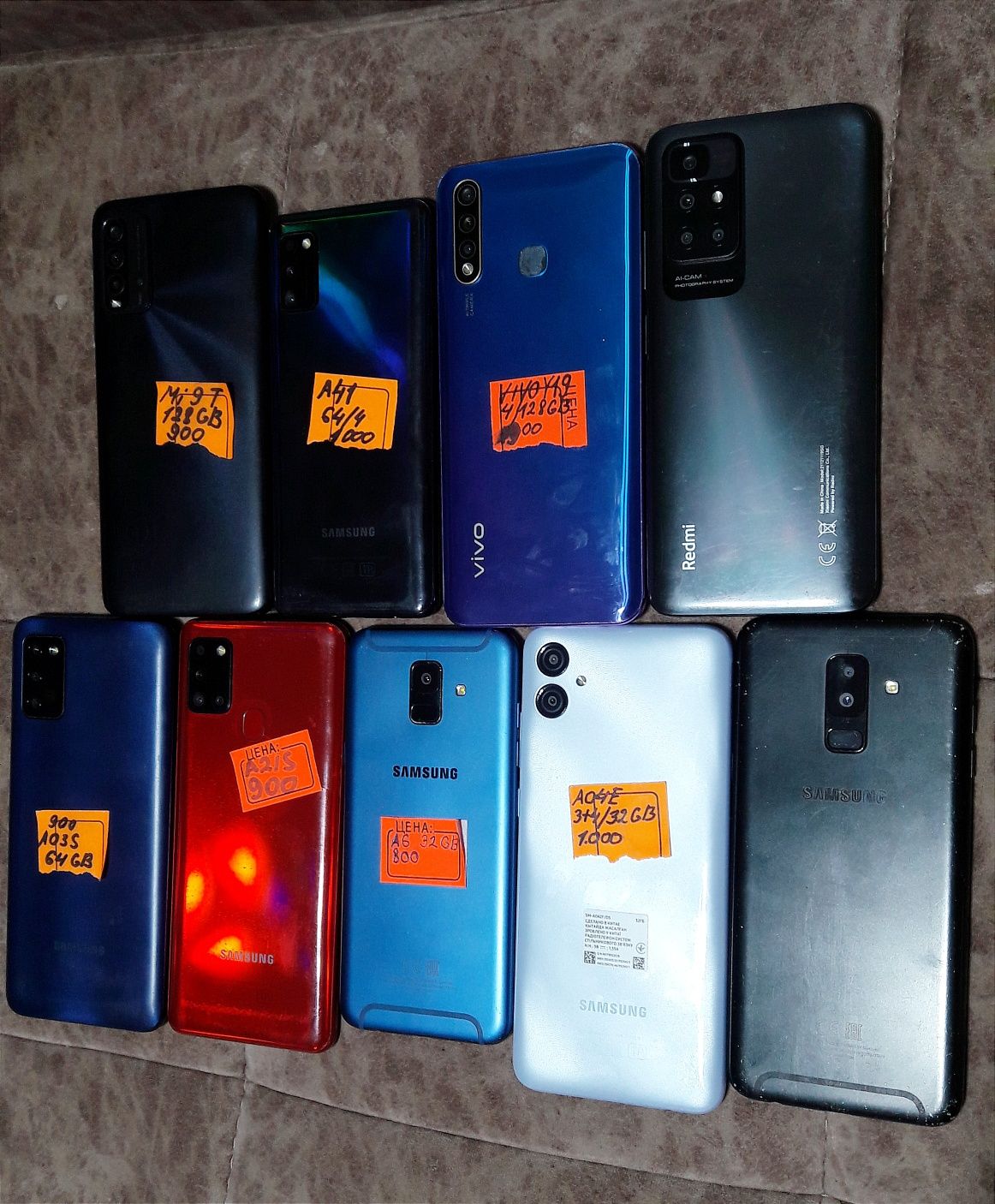 Redmi 9T 4+2/128 talik hotirada qora va qizili xam bor