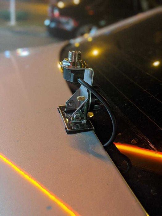 Suport Antena CB Rabatabil Muchie Portbagaj sau Haion + Cablu