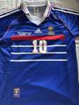 tricou vintage zidane world cup 1998