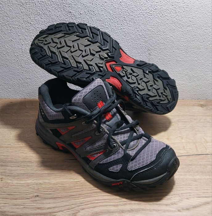 Pantofi drumetie Solomon Eskape Aero, trekking, trail Gri/Rosu, Nr. 40