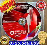 AUTODESK AutoCAD 2022 -3 Lifetime Licenses Permanenta - Acces Update
