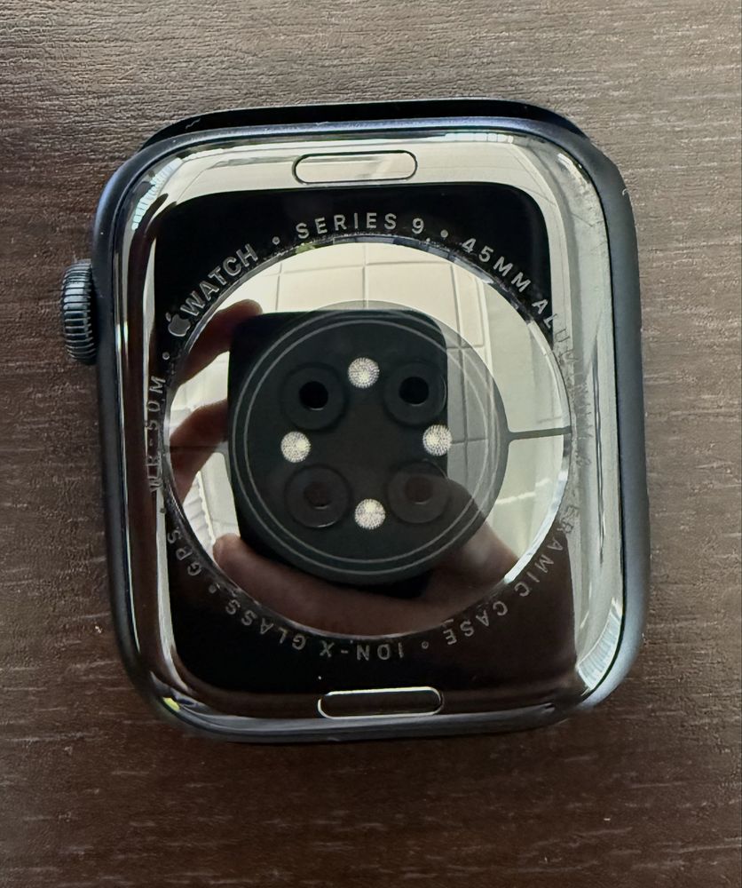 Смарт часовник Apple Watch 9, 45 мм, Midnight Aluminium Case