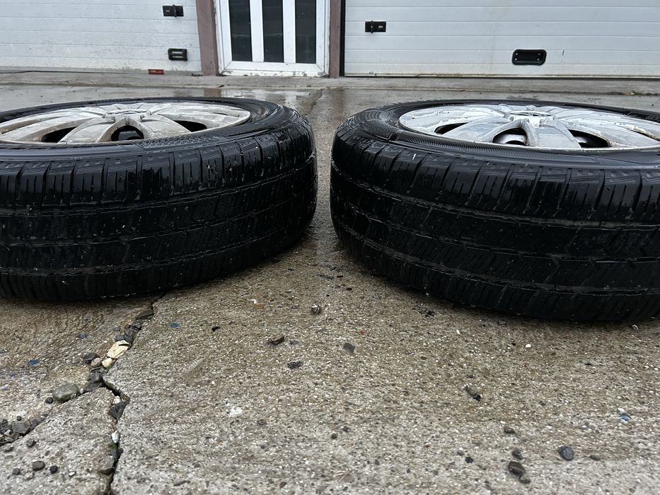 Set 4 anvelope , cu jante de otel, 5*120