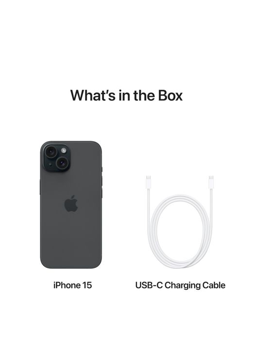 Vând iPhone 15 Negru 128GB , Sigilat cu Doi ANI garanție eMag