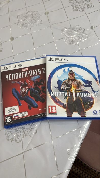 Продаю игры для PS5/PS4 — Spider-Man 2 и Mortal Kombat 1