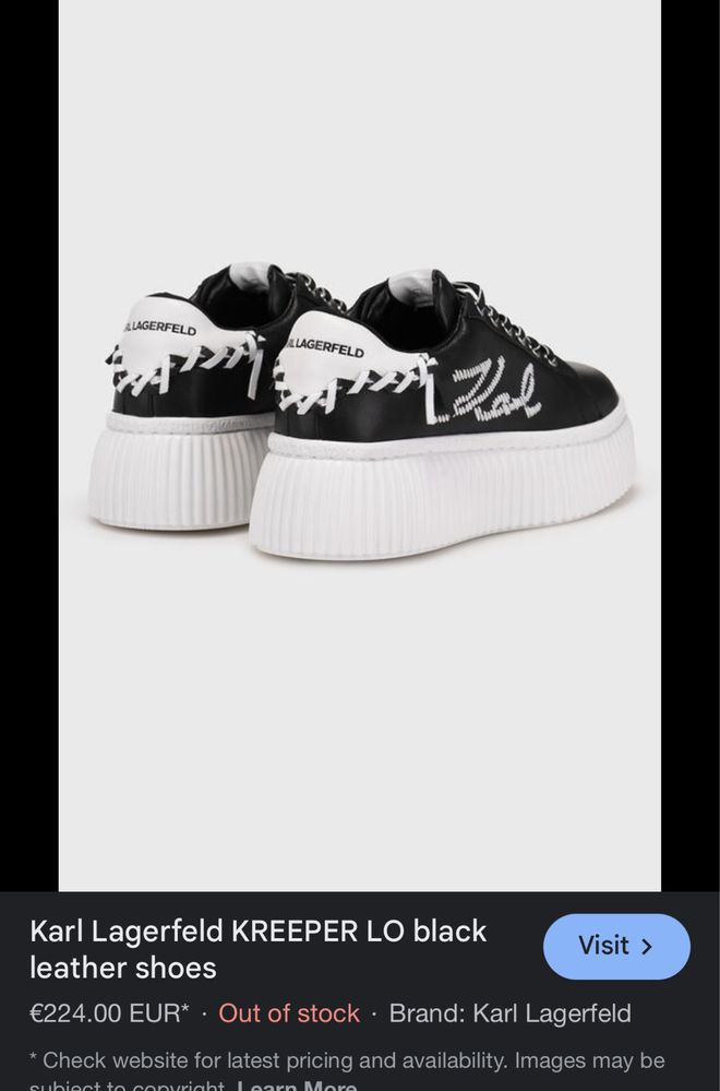 Дамски сникърси KARL LAGERFELD KL42372 37,38,39