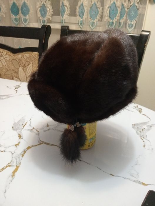 Женская норковая шапка