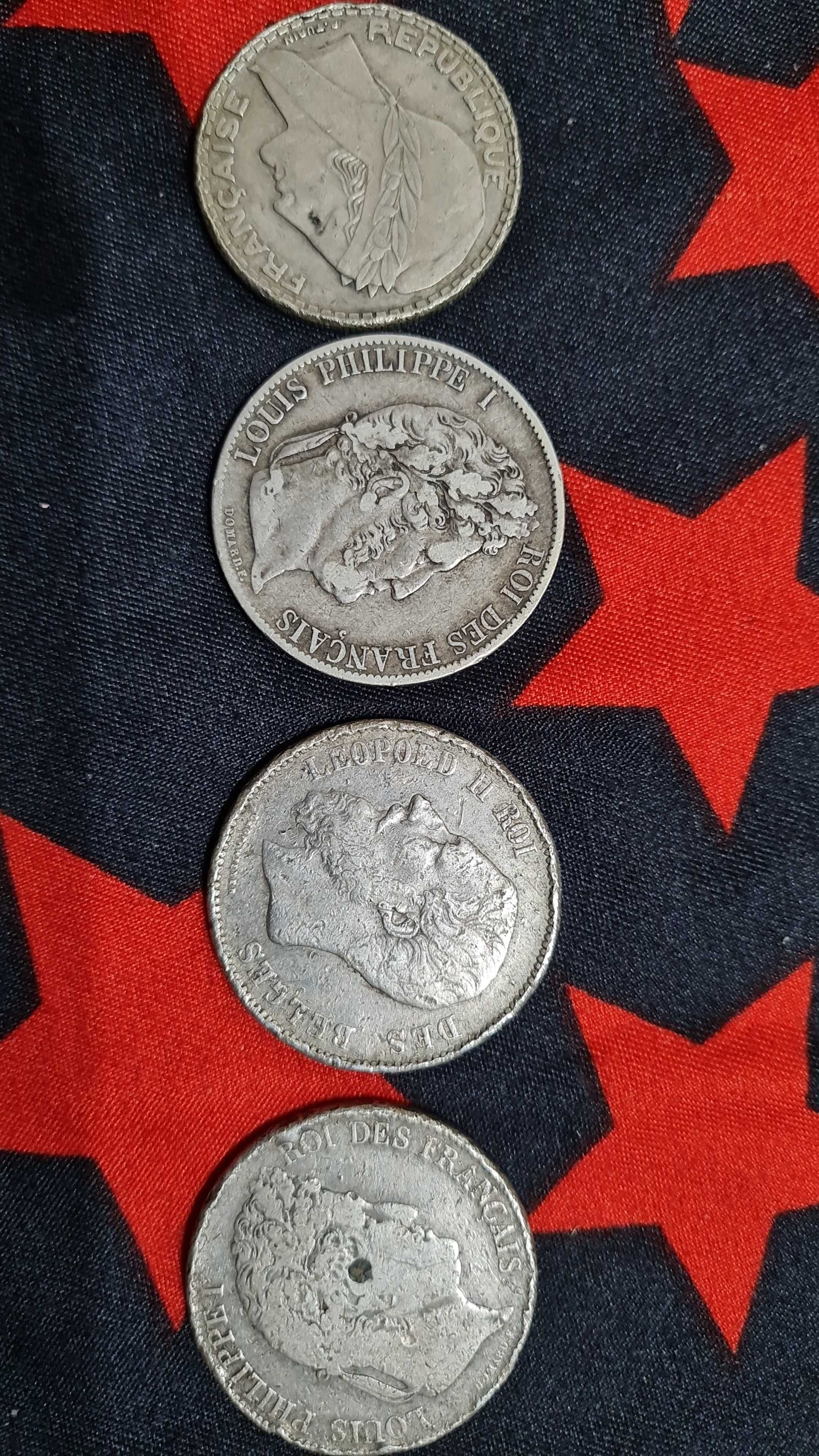Monede argint Franta si belgia