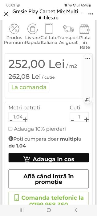 4 cutii gresie/faianță