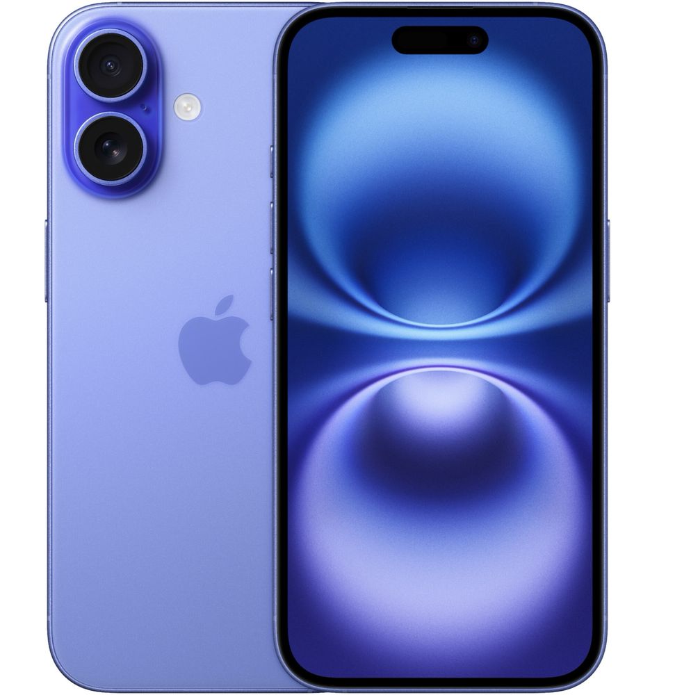 НОВ!!! Смартфон Apple iPhone 16, 128GB, 5G, Ultramarine
