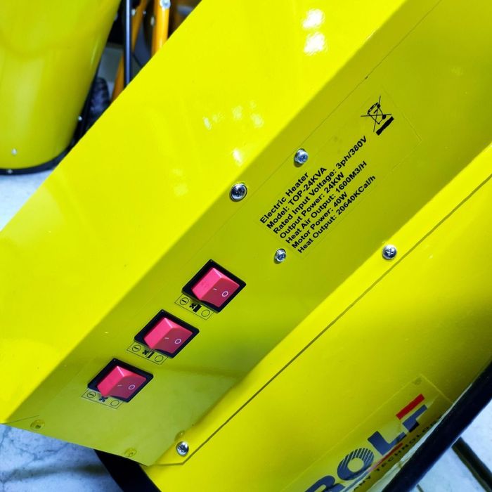 Тепловая пушка Электрический ROLF TOP-24kVА 380W Цена ОПТОМ