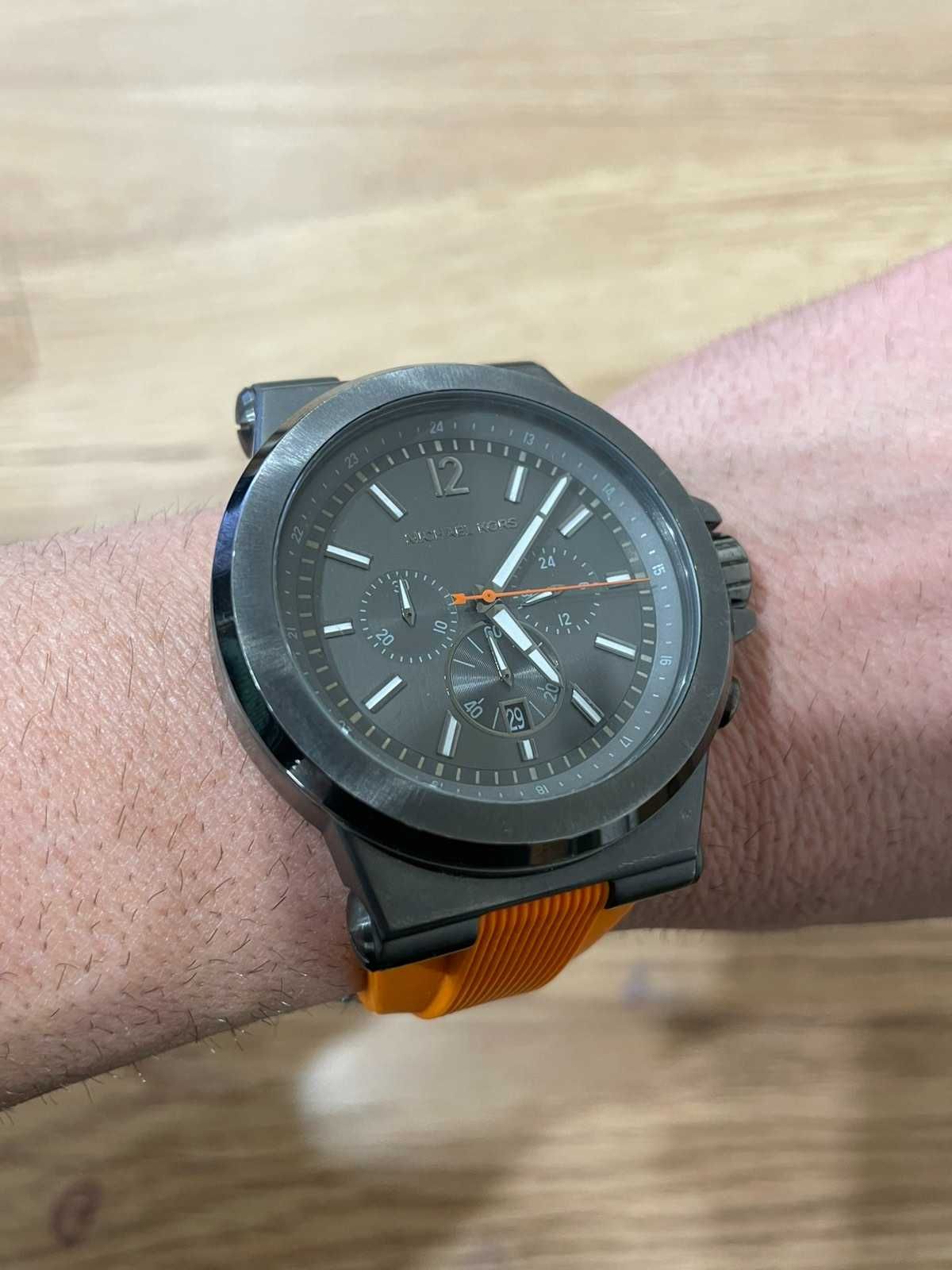 Мъжки часовник Michael Kors MK8296 Dylan Orange Chronograph
