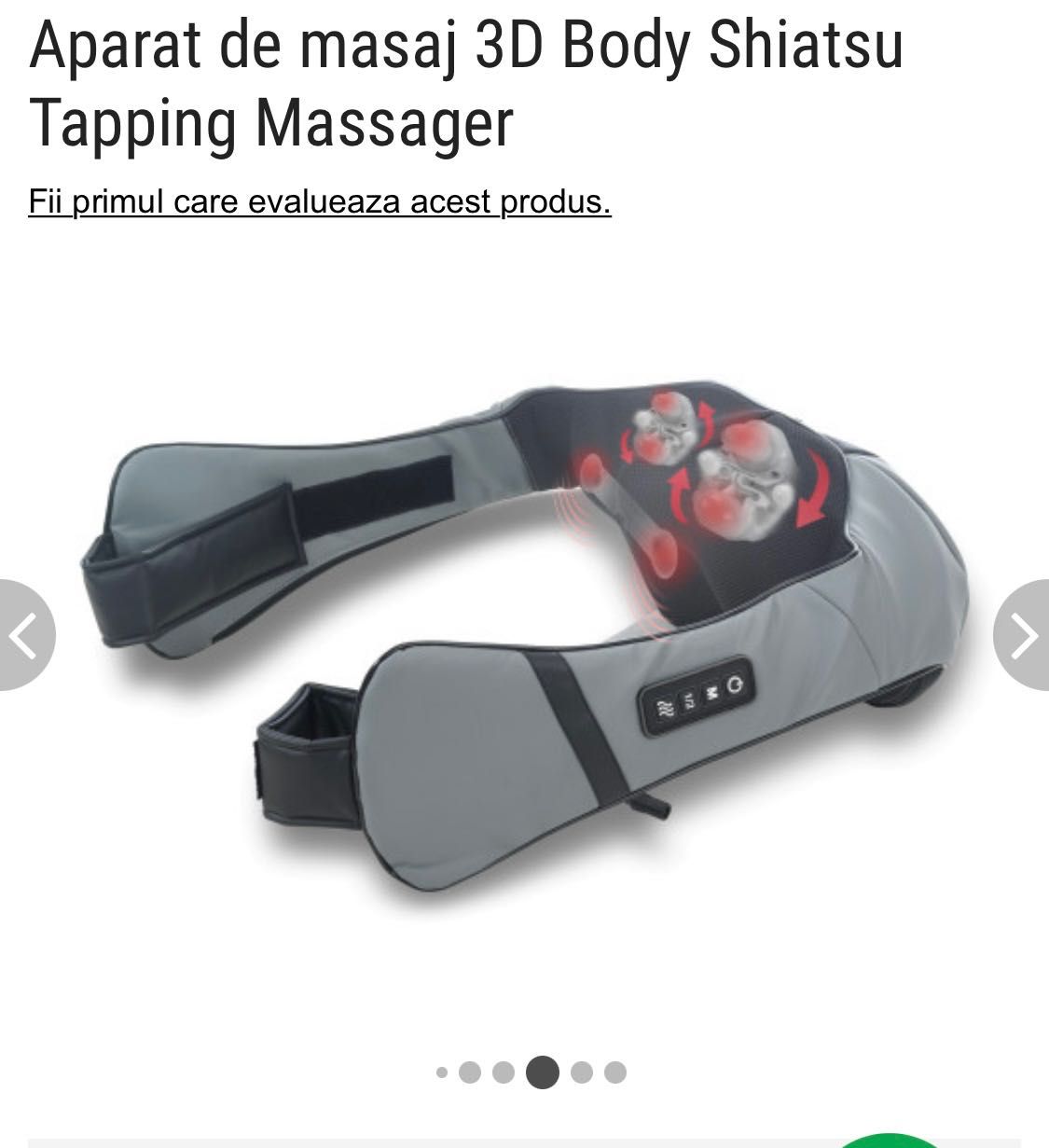 Aparat masaj Wellneo-3D Body Shiatsu Tapping Massager