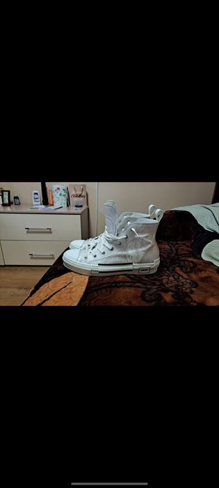 Pantofi eleganți dior b23 white