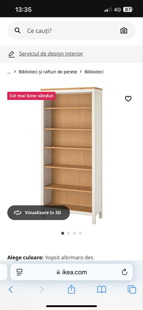 Mobila living alba