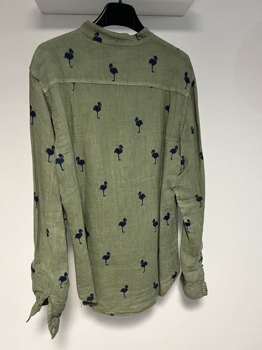 Cămașa din in cu imprimeu Nohow