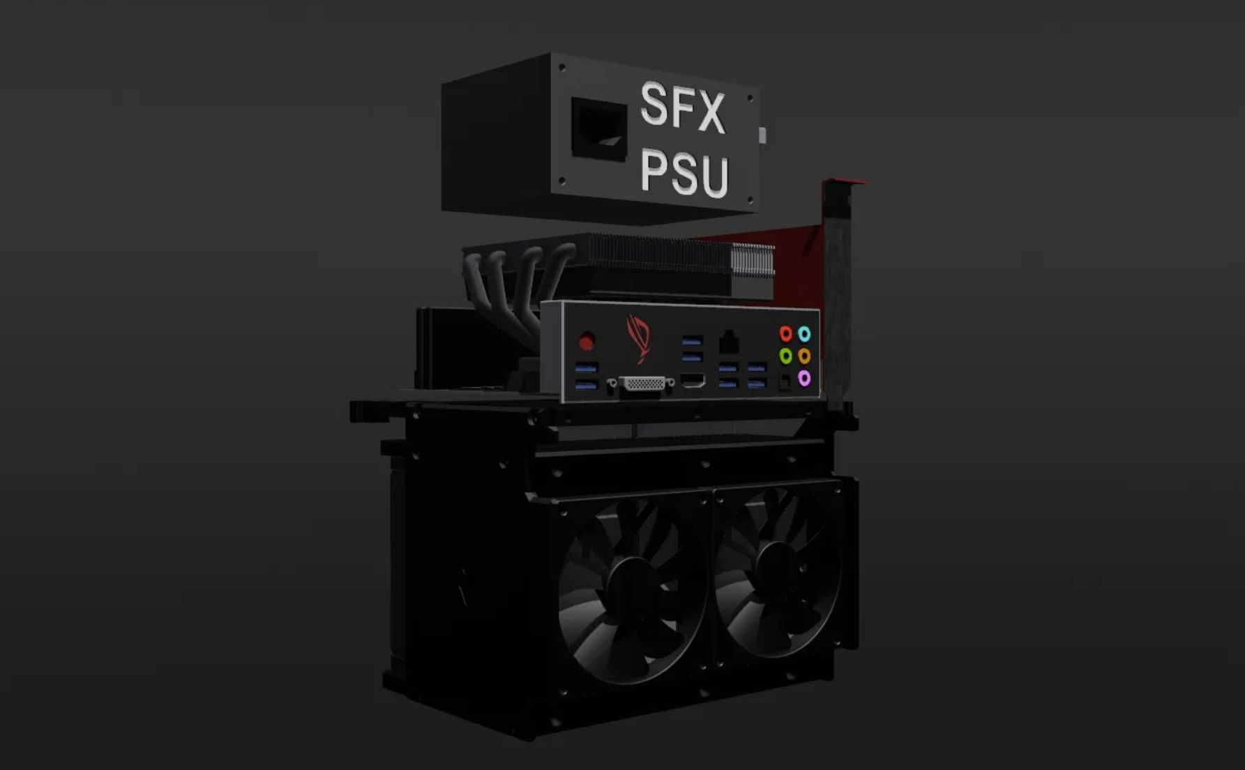 Carcasa NAS ITX cu 6 HDD + 3 SSD