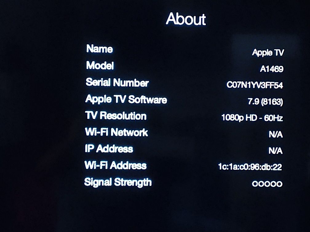 Apple tv 3gen 1469