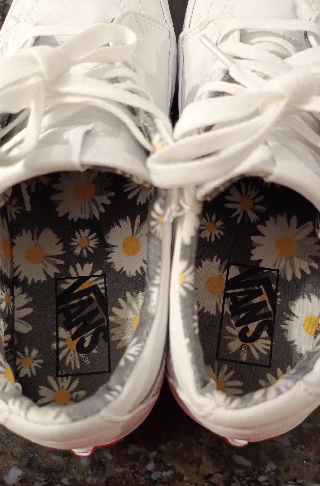 Vans smell the flowers