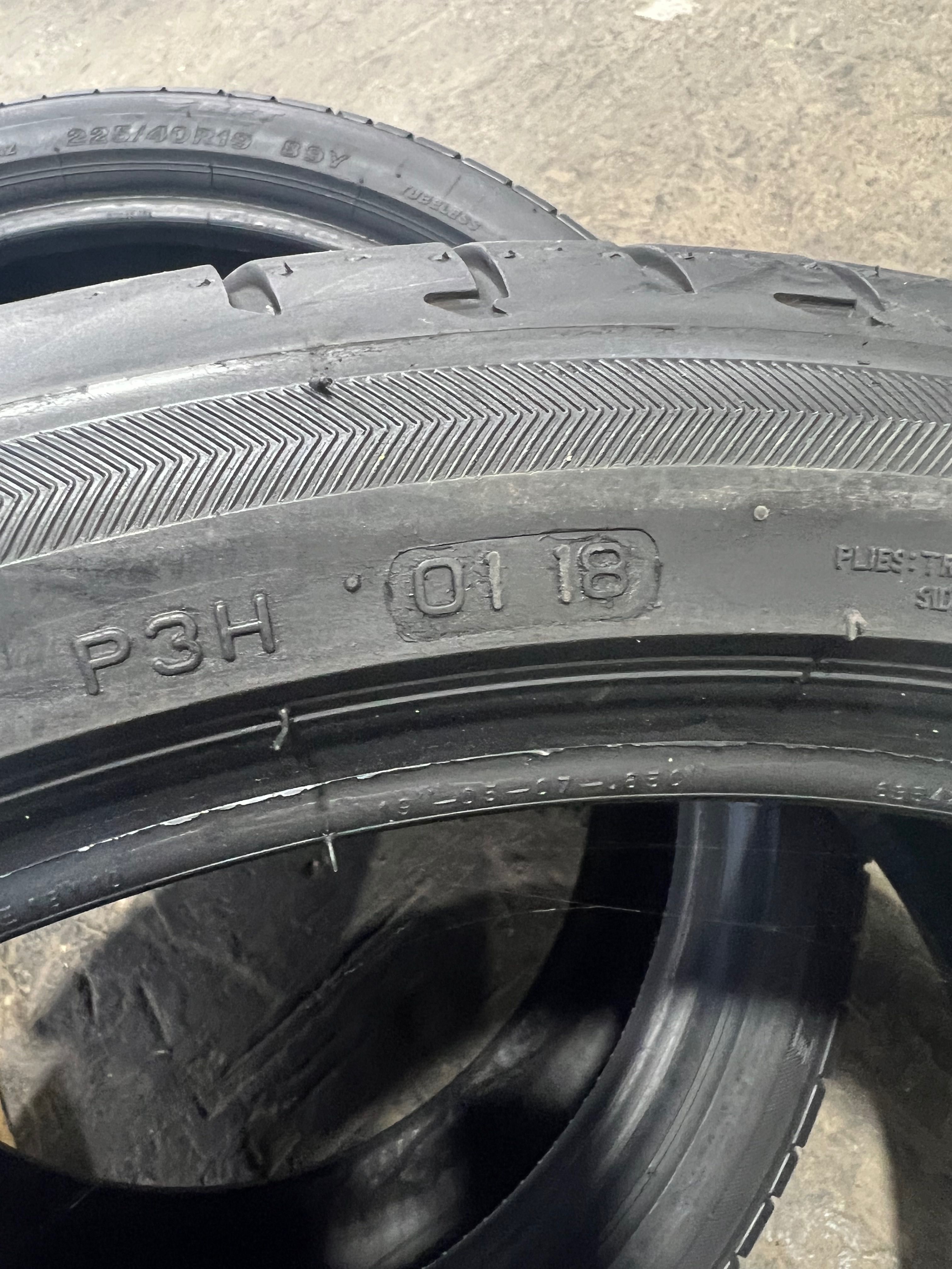 4 anvelope de vara Bridgestone 255/35/19 cu 225/40/19