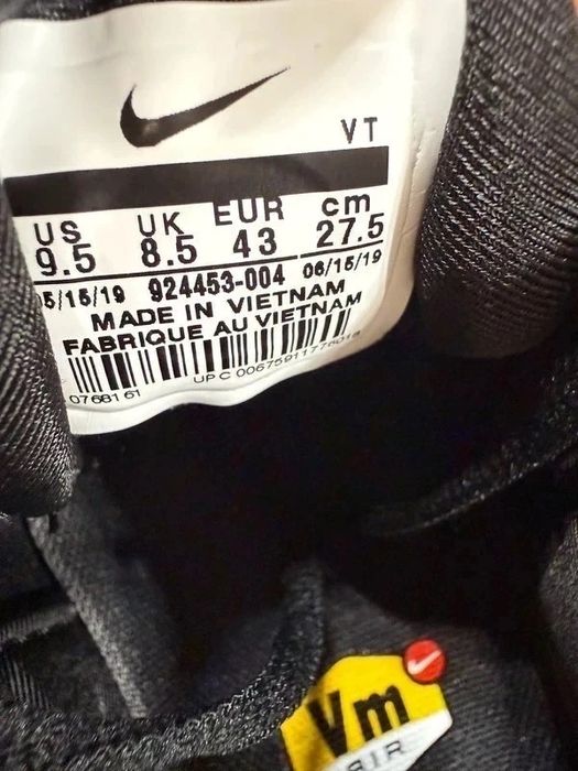 Nike Air Vapormax 43 noi/new