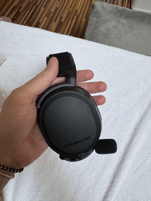 Casti gaming wireless SteelSeries Arctis Pro, Negru