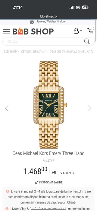 Ceas ceasuri michael kors de dama disponibile