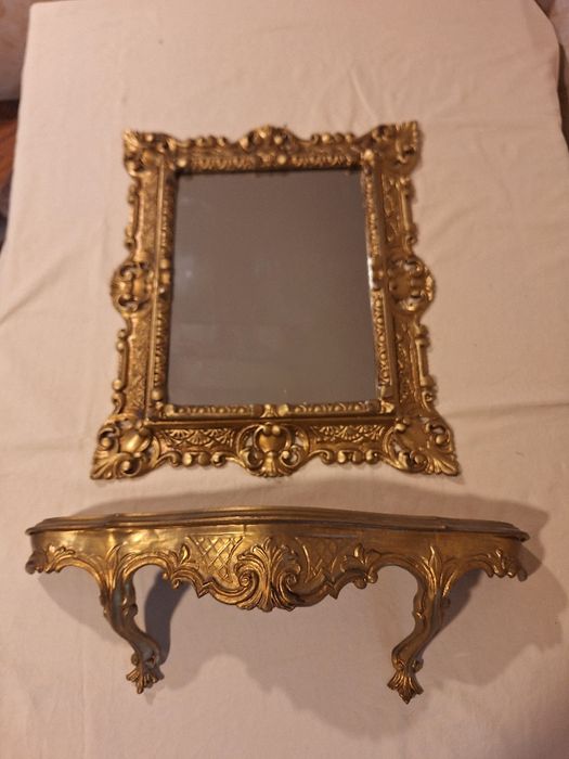 Италиански сет огледало и конзола