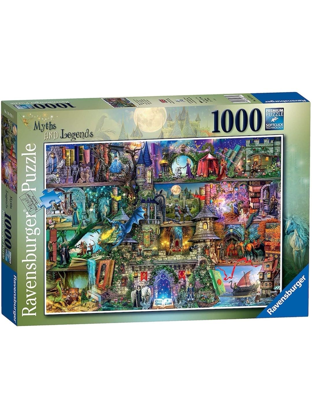 Пъзел Ravensburger - Легенди и митове, 1000 части