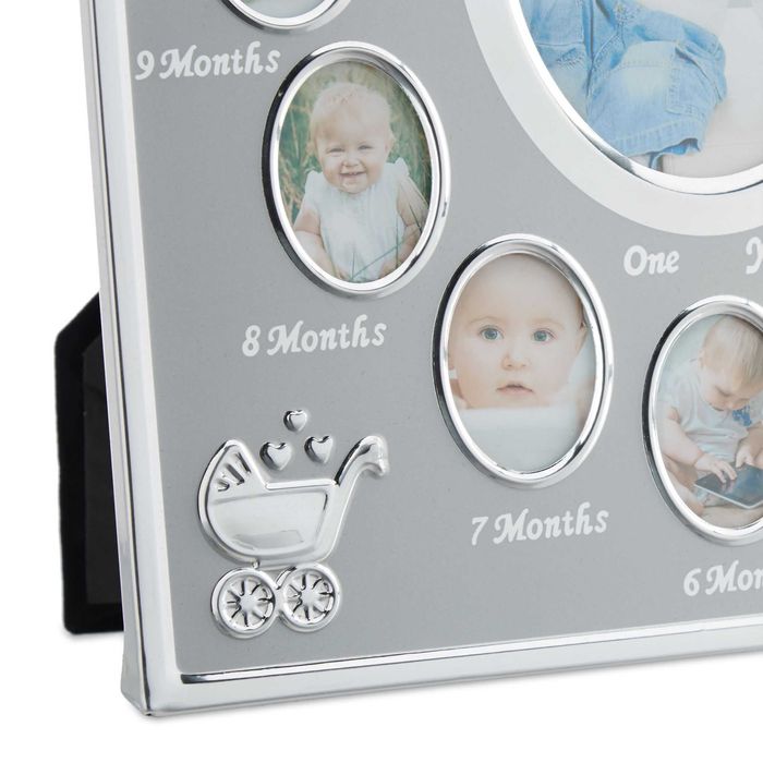 Rama foto bebelusi My First Year 13 poze cadou pentru nastere botez