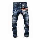 BLUGI DSQUARED2 Dard Ripped Blue Wash