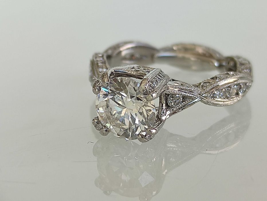 Inel platina si Diamante 3.05ct GIA certified