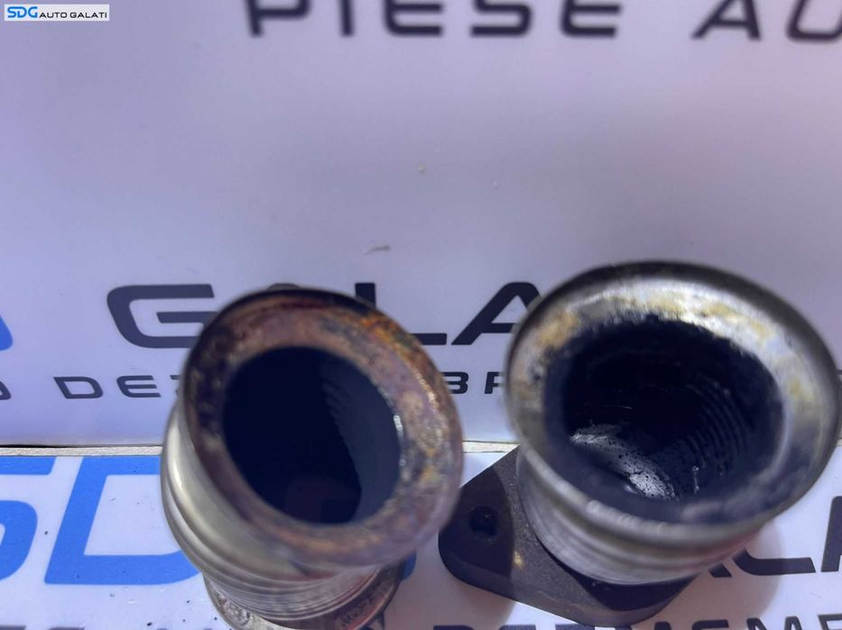 Set Teava Tevi Conducta Conducte Racord Racorduri Racitor Gaze EGR Peugeot 406 2.0 HDI 1996 - 2004 Cod 96319679