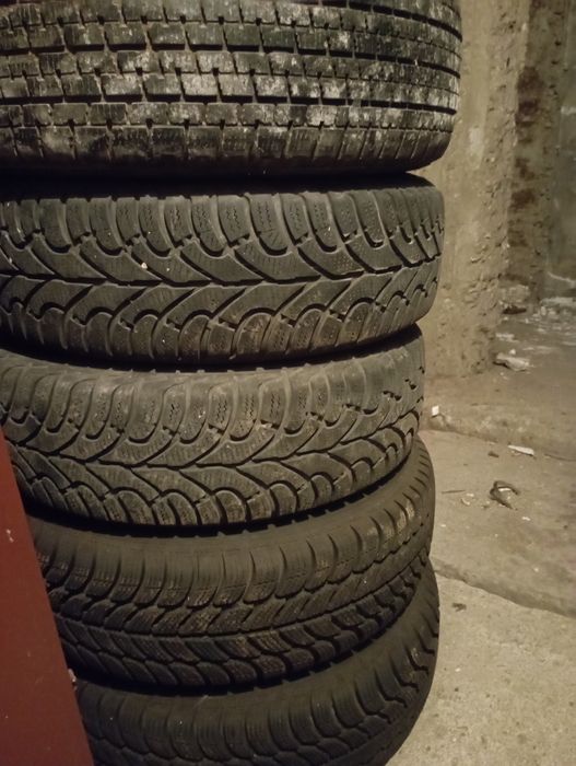 Зимни гуми с железарски + резервна