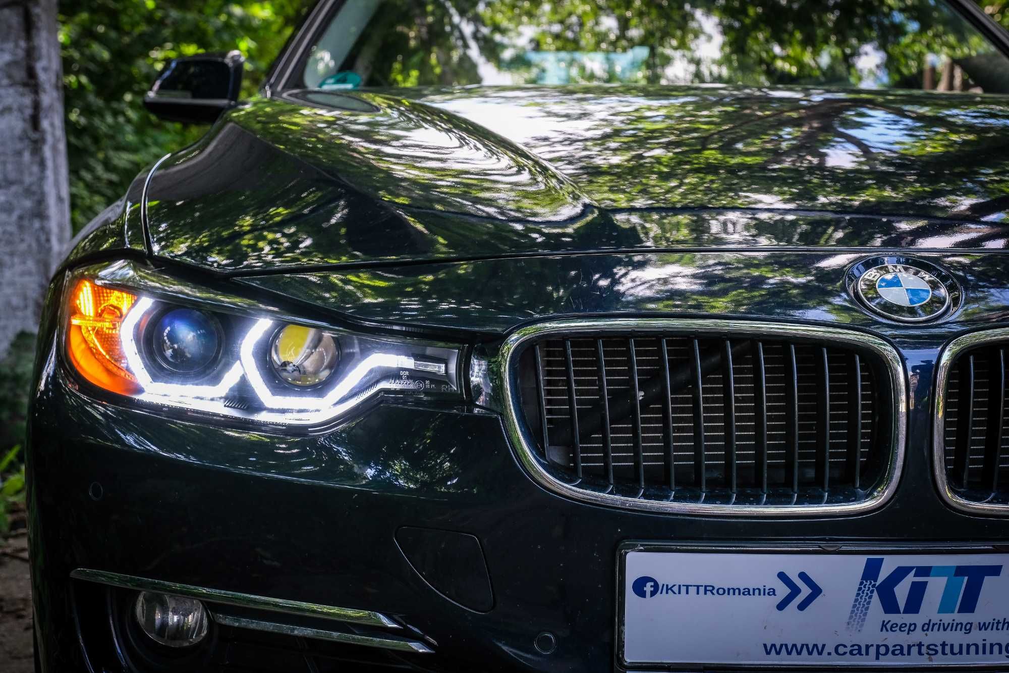 6. Faruri LED pentru BMW Seria 3 F30 M3-Look Montaj Gratuit Garantie