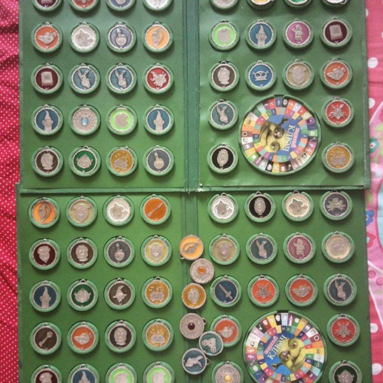 Коллекция игрушек журналов набор медальонов амулетов из Шрека и Скуби