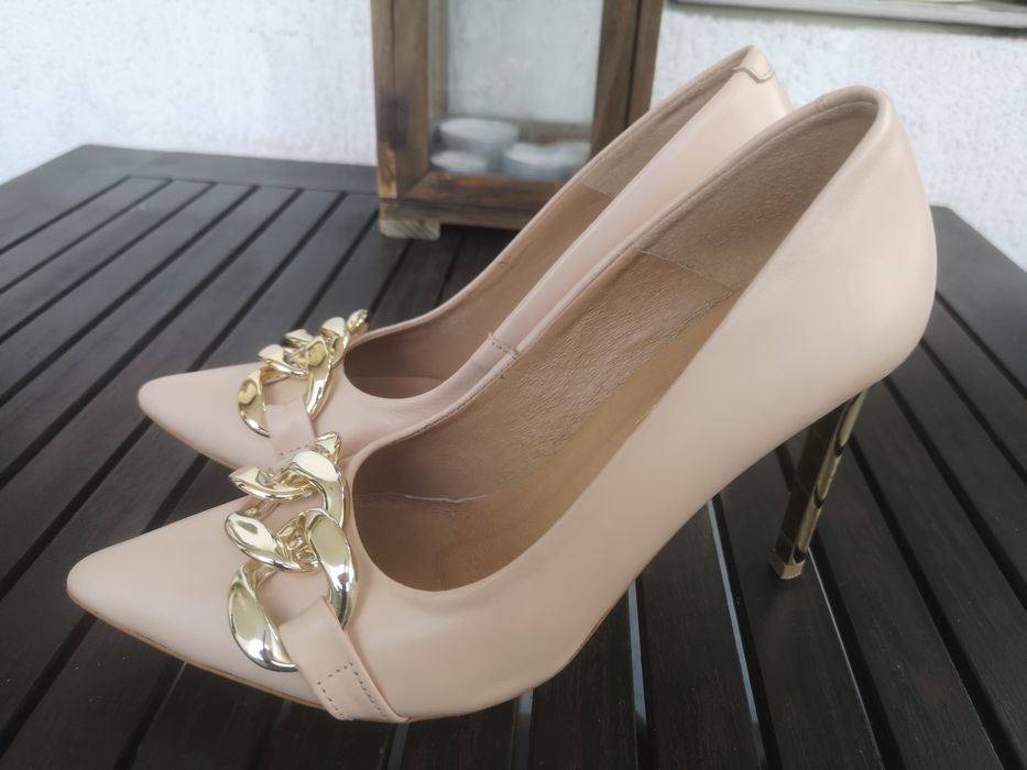 Lauree Sofia Nude, обувки естествена кожа, номер 37