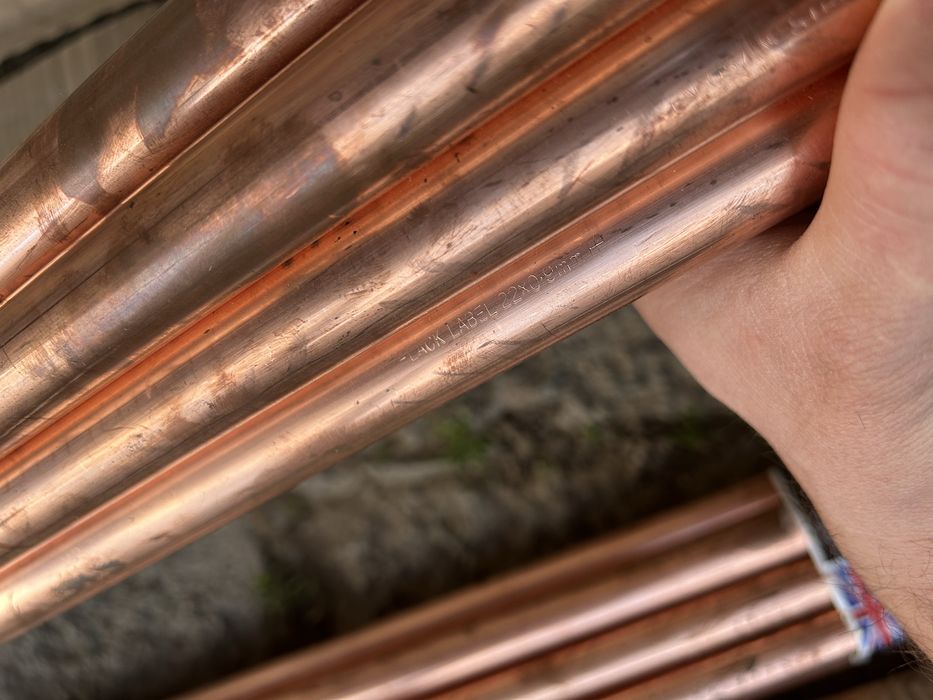 Медни траби за парно 2 и 3 метра