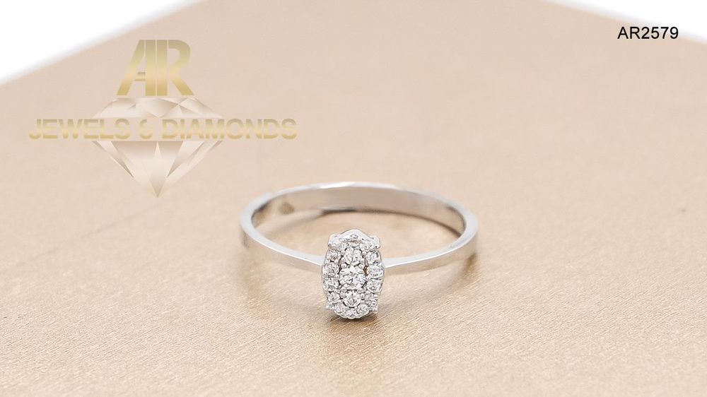 Inel Aur 18K cu DIAMANTE model nou deosebit ARJEWELS&DIAMONDS(AR2579)