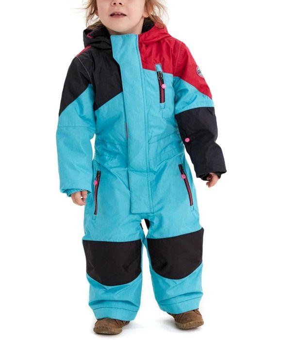 Costum de ski cu gluga pt copii, turquoise, 110-116, Killtec