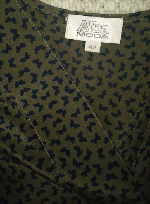 rochie vintage matase naturala