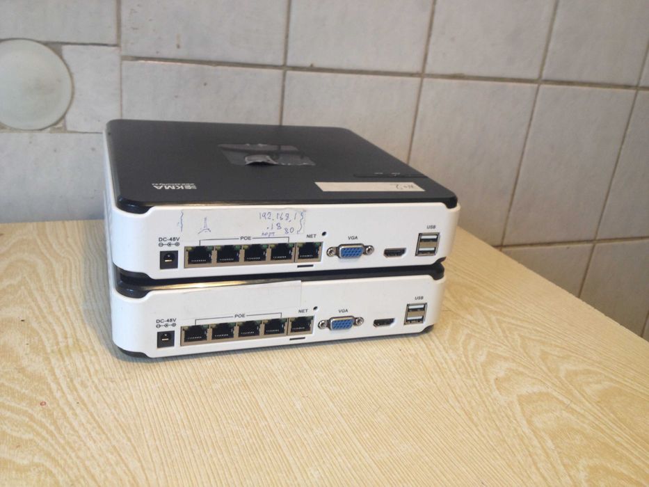 видеорегистраторы NVR c PoE 2 шт