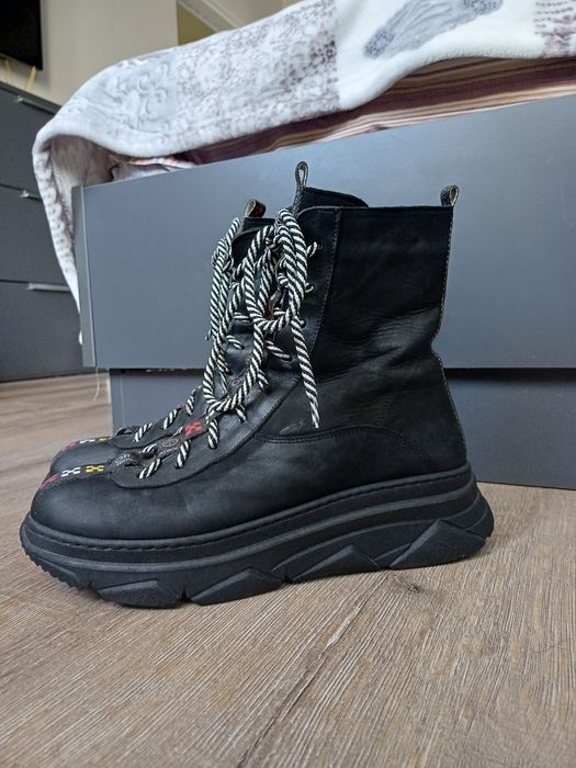 Дамски боти естествена кожа + подарък