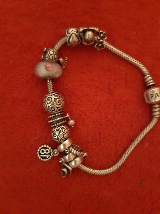 Brățară pandora 11 charm-uri