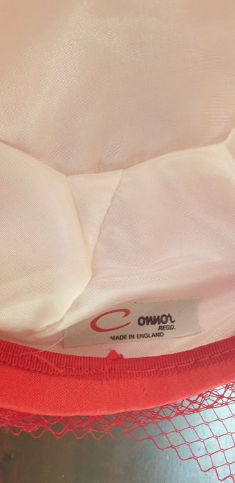 Palarie pentru nuntă roșu